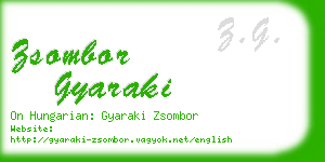 zsombor gyaraki business card